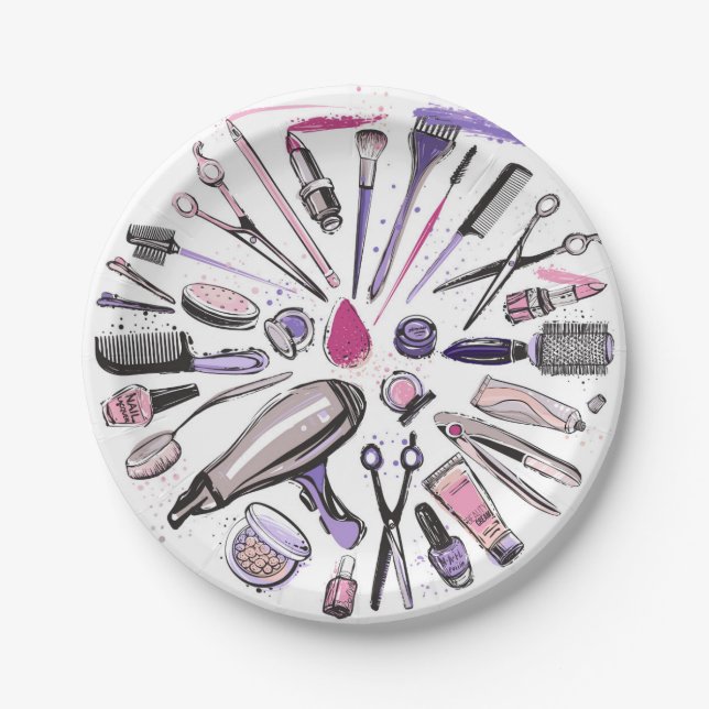 Gestaltung des Schaltkreises Pappteller (Vorderseite)