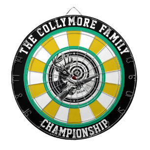 Gestaltung des Waldes mit Hirsch Dartscheibe