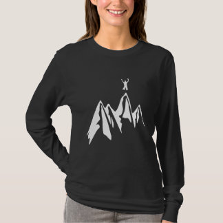 Gestaltung für den Berg und Wanderlust am Berg T-Shirt