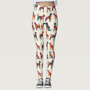 Gestaltung geometrischer Silhouetten Leggings