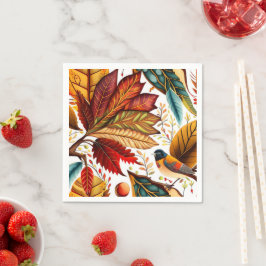 Gestaltung von Herbst und Erntedank Serviette