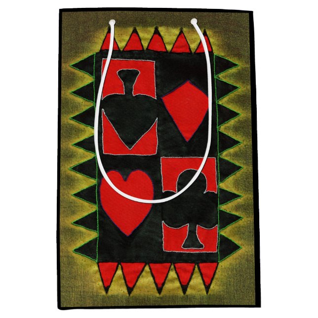 Gestaltung von Karten Mittlere Geschenktüte (Vorderseite)