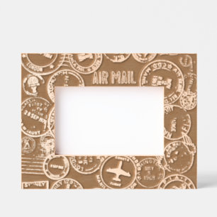 Gestaltung von Passport-Briefmarke Geätzte Rahmen