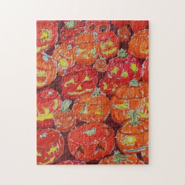 Gestapelte Jack o Lanterns Puzzle (Vertikal)