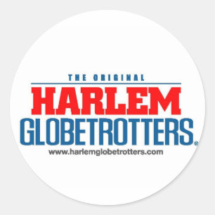 gestapelte Logo-Farbe mit Website Runder Aufkleber