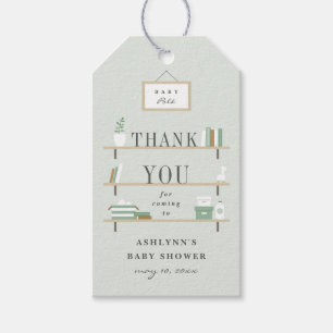 Gestapelte Regale Baby Shower Danke Favor-Tag, Geschenkanhänger