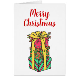 Gestapelte Weihnachtsgeschenke Weihnachten Weihnac