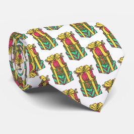 Gestapelte Weihnachtsgeschenke Weihnachten Weihnac Krawatte