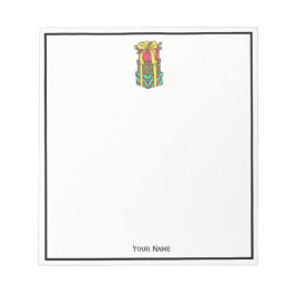 Gestapelte Weihnachtsgeschenke Weihnachten Weihnac Notizblock