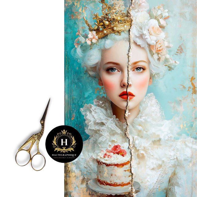 Gestärkte Frauen Art Decouation Seidenpapier (Von Creator hochgeladen)