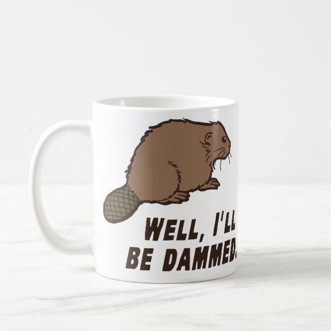 Gestauter Biber Tasse (Links)