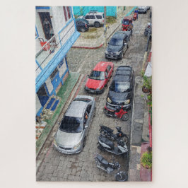 gestauter Verkehr wartet ruhig Puzzle