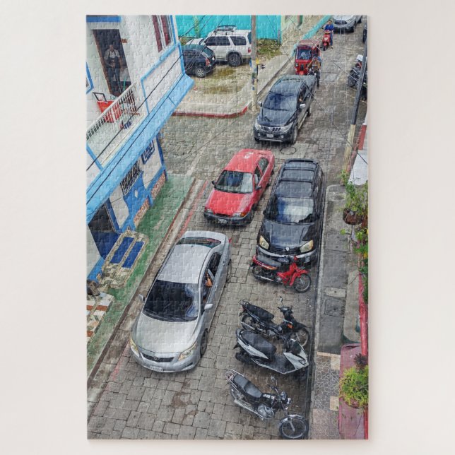 gestauter Verkehr wartet ruhig Puzzle (Vertikal)