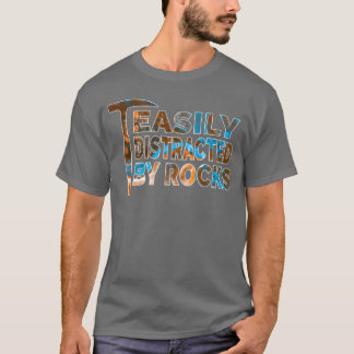 Gesteinsgeologie leicht abgelenkt durch Gestein St T-Shirt
