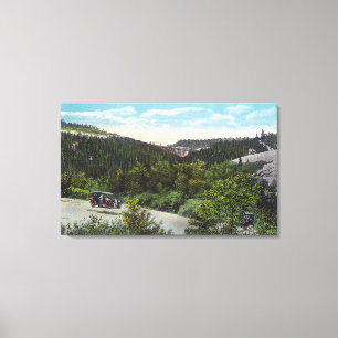 Gestell auf dem Milwaukee - neun Meilen-Schlucht Leinwanddruck