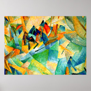 Gestellmalerei, Hafen von Mallorca Poster