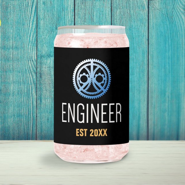 Gestellte Ingenieurin , Ingenieurstudium nach Maß Dosenglas (Von Creator hochgeladen)