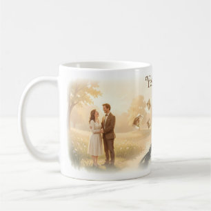Gestern Erinnerungen an Liebe und Sehnsucht Tasse