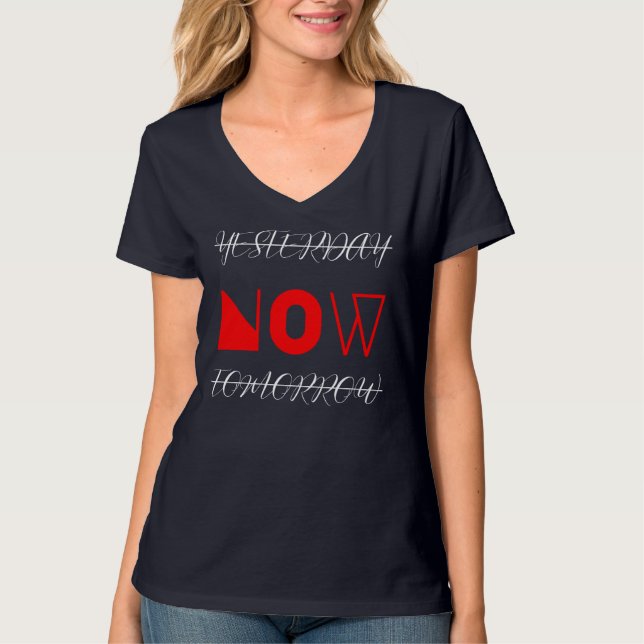Gestern Motivierend Kostenvoranschlag T-Shirt (Vorderseite)