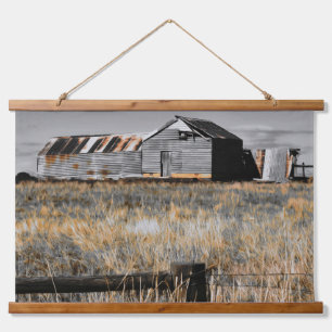 Gestern Wandteppich Mit Holzrahmen