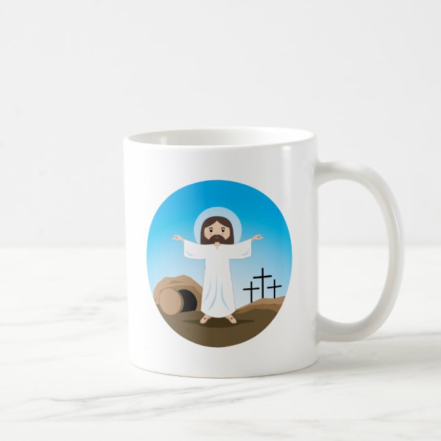 Gestiegener Christus Tasse (Rechts)