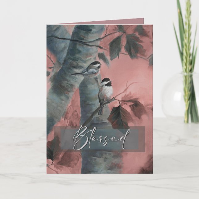 Gestohlene Chickadees (Sonderausgabe) Dankeskarte (Vorderseite)