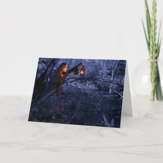 Gestohlene Jahreszeit-Raum-Gruß-Karte Karte