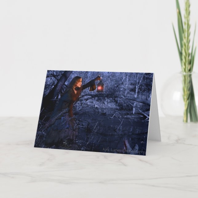 Gestohlene Jahreszeit-Raum-Gruß-Karte Karte (Vorderseite)