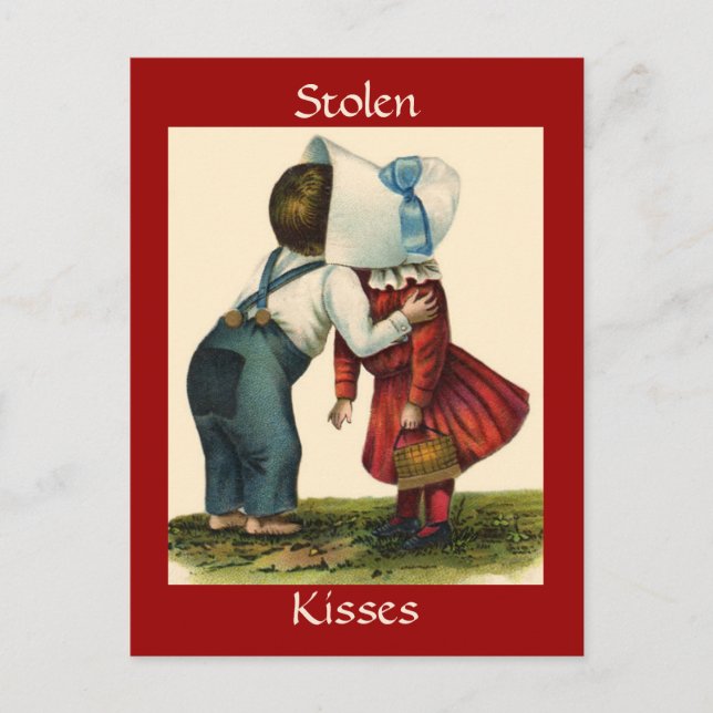 Gestohlene Küsse - Postkarte (Vorderseite)