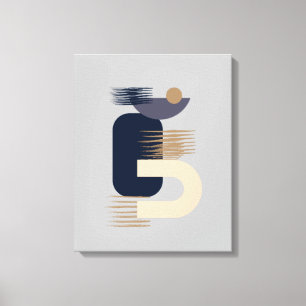 Gestohlene Leinwand mit Minimalistischer Geometrie