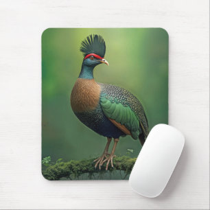 Gestohlene Partridge auf einer Mooszweigung Mousepad