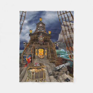 GESTOHLENER PIRATENSCHATZ FLEECEDECKE