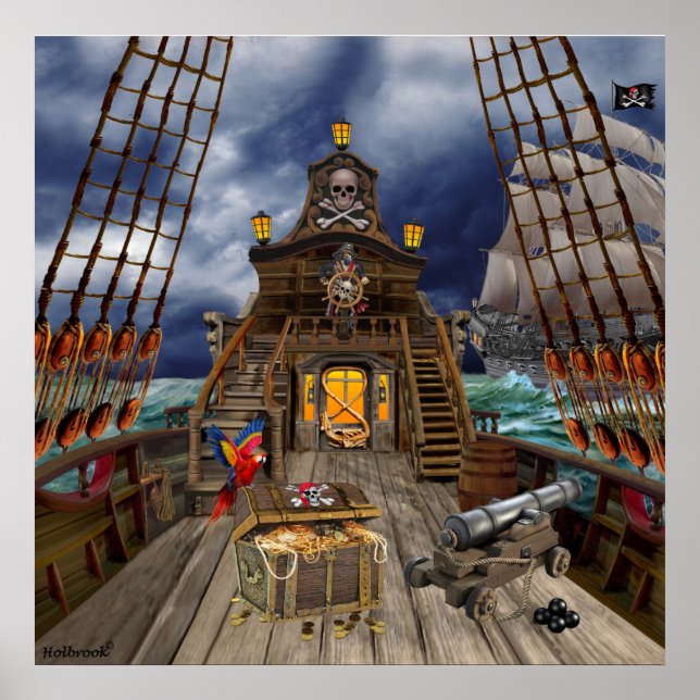 GESTOHLENER PIRATENSCHATZ POSTER (Vorne)