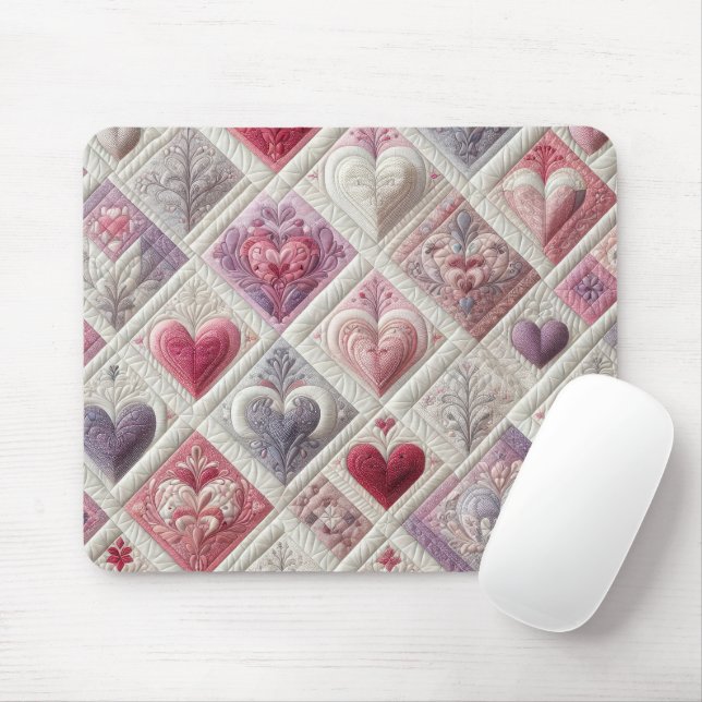 Gestohlenes Herzdesign Mousepad (Mit Mouse)