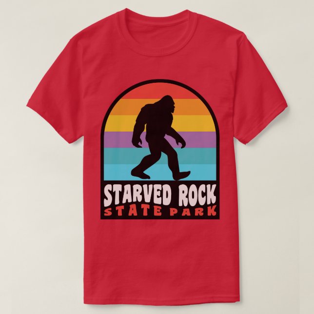Gestorener Rock Staat Park Retro Sunset T-Shirt (Design vorne)