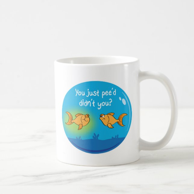 Gestörter Goldfisch Kaffeetasse (Rechts)