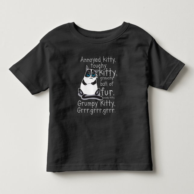 Gestörtes Miezekatze-empfindliches Kleinkind T-shirt (Vorderseite)
