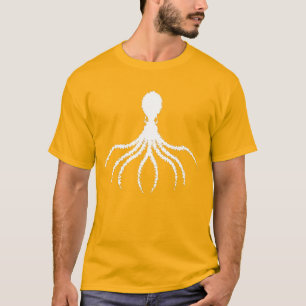 gestörtes Octopus-Design - T - Shirt für Männer