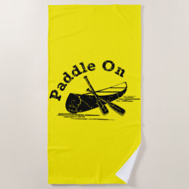 gestörtes Paddel - Badetuch