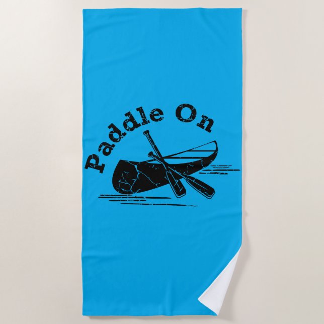 gestörtes Paddel - Badetuch (Vorderseite)
