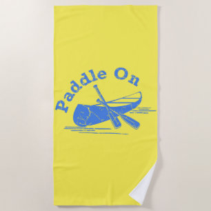 gestörtes Paddel - Badetuch