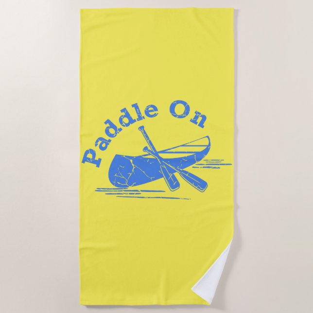 gestörtes Paddel - Badetuch (Vorderseite)