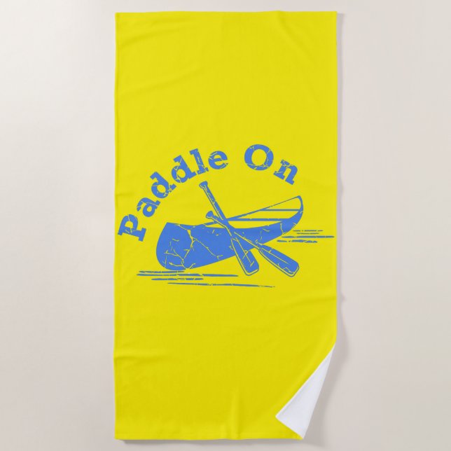 gestörtes Paddel - Badetuch (Vorderseite)