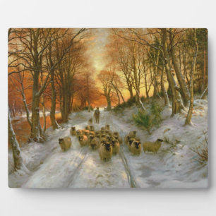 gestrahlt mit Abend-Stunden-Punkten Fotoplatte