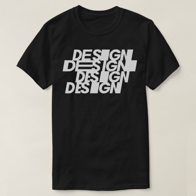 Gestrecktes Design-Logo T-Shirt (Design vorne)
