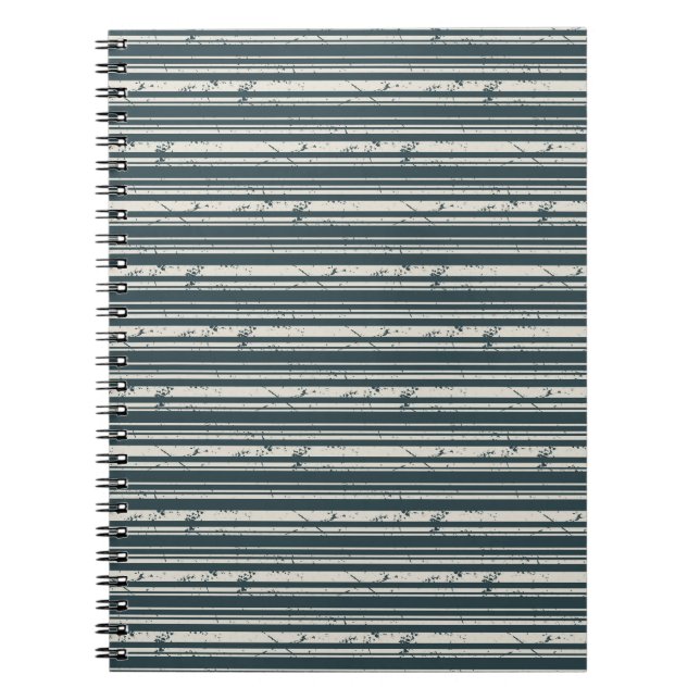 Gestreift Boho Notizblock (Vorderseite)
