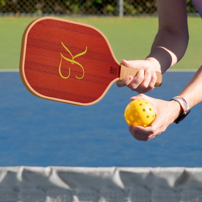 "Gestreift"  Pickleball Schläger (InSitu)
