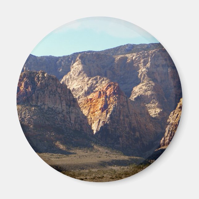 Gestreifte Berge Magnet (Vorne)