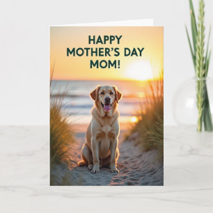 Gestreifte beste Hund aller Zeiten Karte