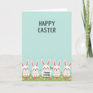Gestreifte Bugs Frohe Ostern Karte